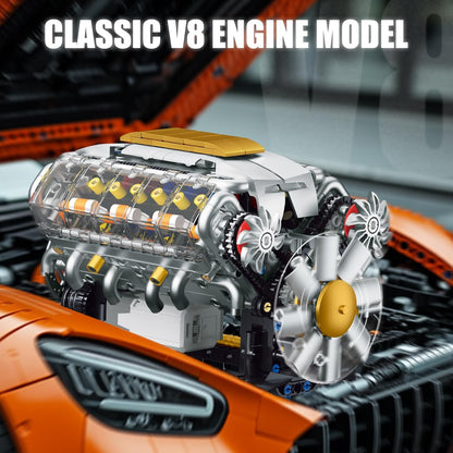 V8 Engine Builder Kit – Build Your Own Realistic Mini V8 Engine Model
