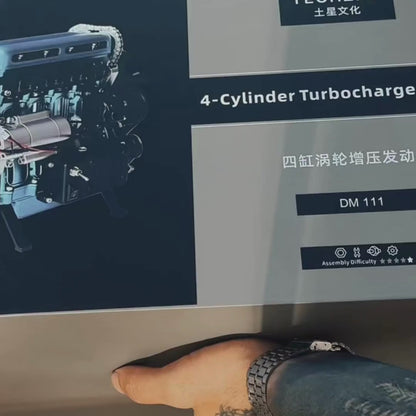 Teching Turbo Engine Kit – Build Your Own Working Turbocharged Engine Model